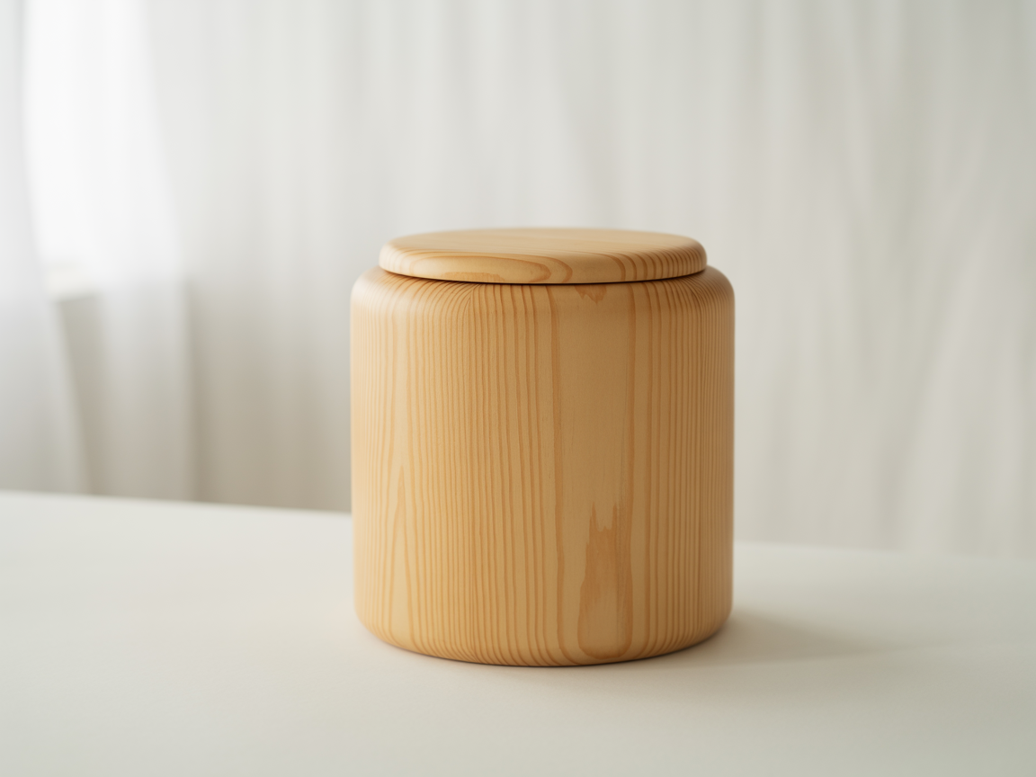 Natural Wood Budget Urn