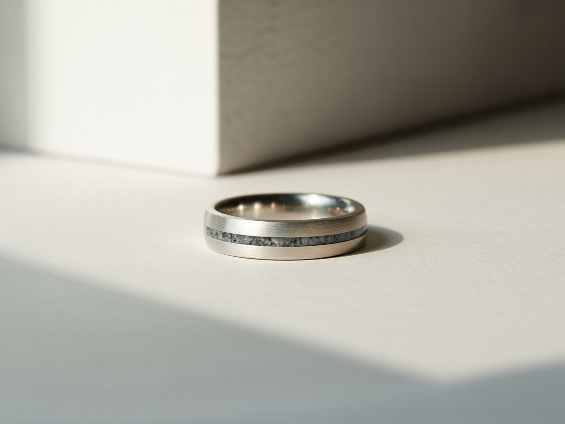 Silver Ashes Ring