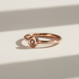 Rose Gold Birthstone Ring